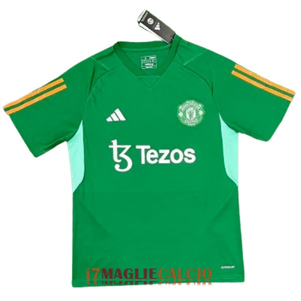 maglia manchester united formazione verde 2024-2025