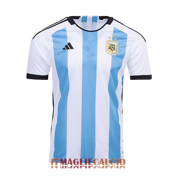 maglia argentina casa 3 stelle 2022-2023