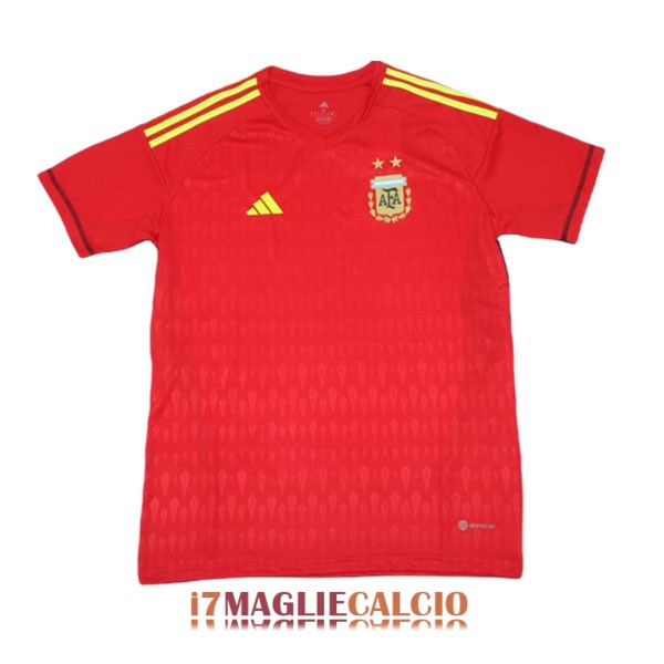 maglia argentina portiere rosso 2022-2023