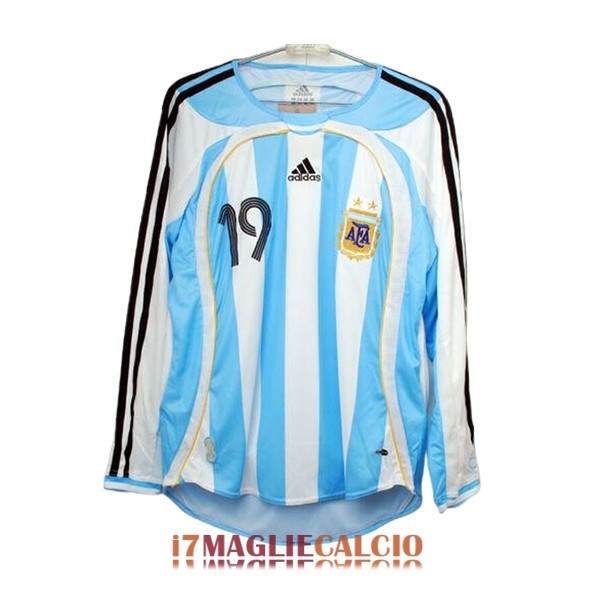 maglia argentina retro manica lunga casa 2006-2007