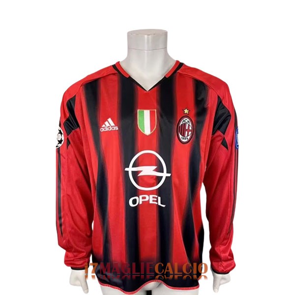 maglia ac milan retro manica lunga casa 2004-2005