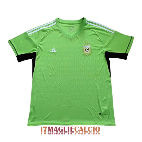 maglia argentina portiere 3 stelle verde 2022-2023