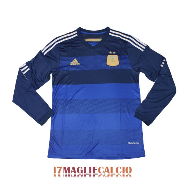 maglia argentina retro manica lunga seconda 2013-2014