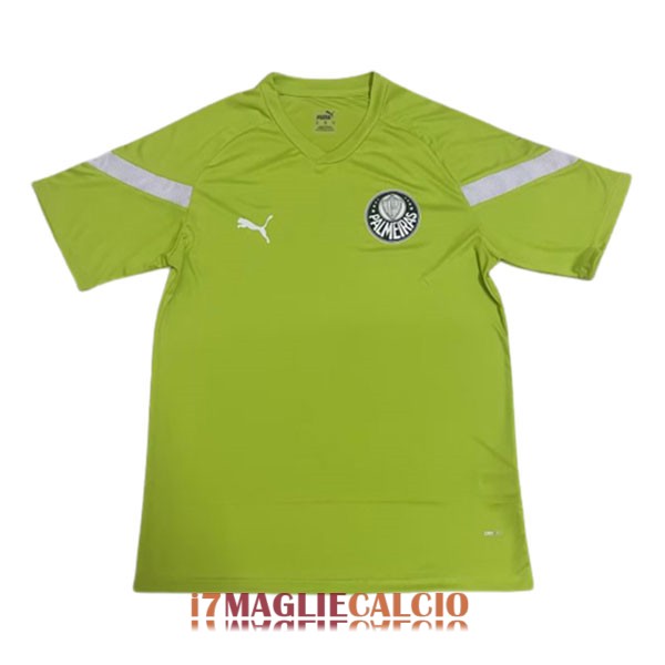 maglia palmeiras formazione verde fluo 2023-2024