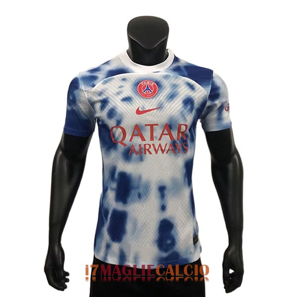 maglia psg edizione speciale versione player bianco blu 2023-2024