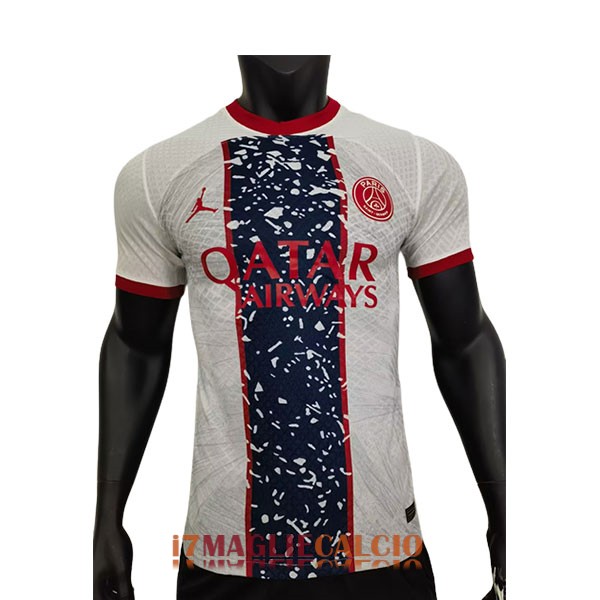 maglia psg edizione speciale versione player bianco rosso blu 2023-2024