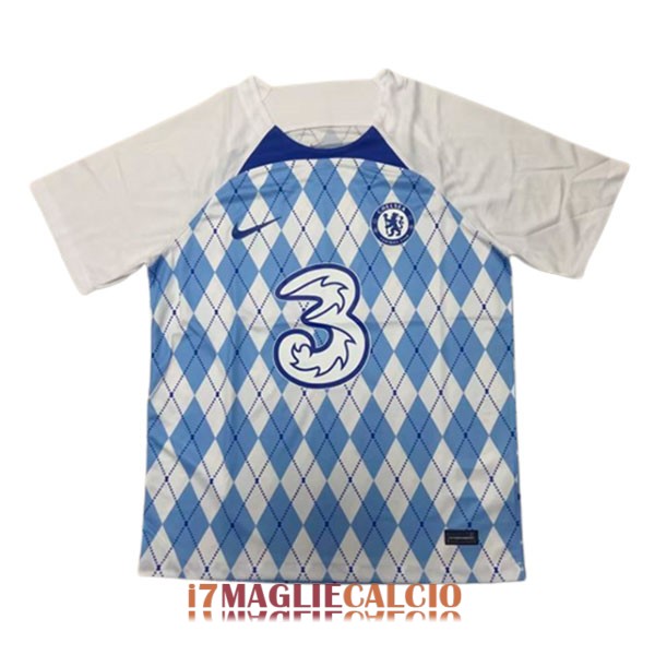 maglia chelsea edizione concettuale blu bianco 2023-2024