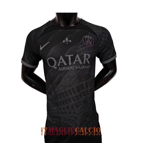 maglia psg edizione speciale versione player nero 2023-2024