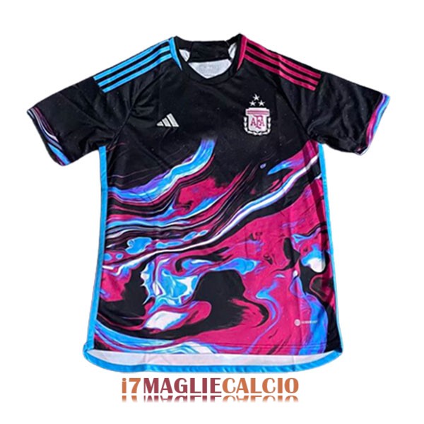 maglia argentina edizione speciale blu nero rosa 2023-2024