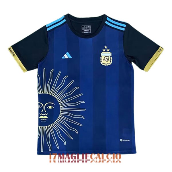 maglia argentina edizione speciale blu oro 2023-2024