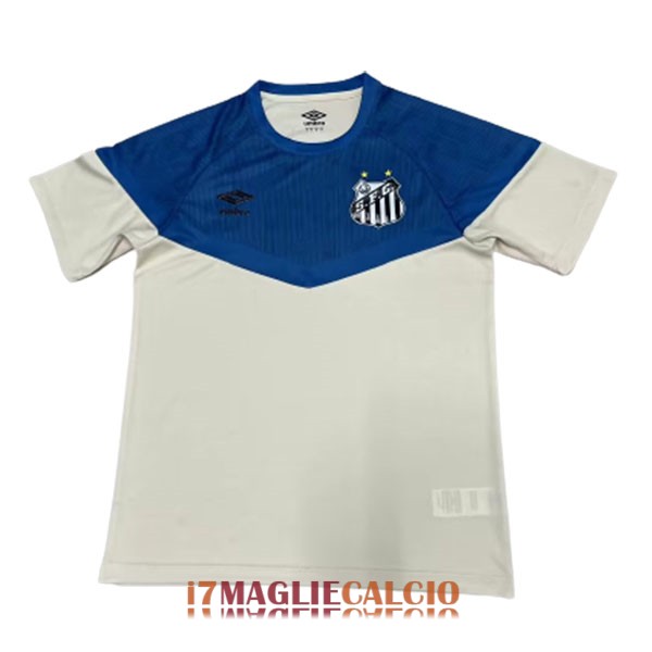 maglia santos portiere bianco blu 2023-2024