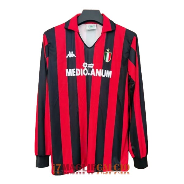 maglia ac milan retro manica lunga casa 1988-1989