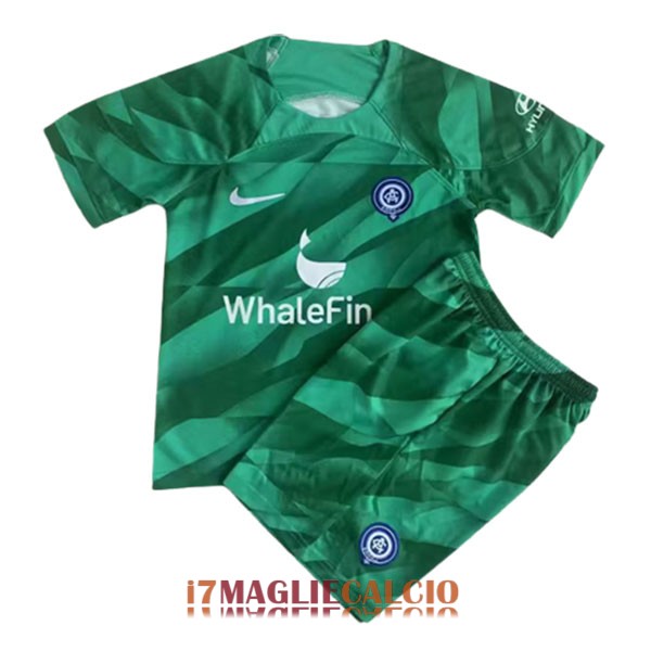 maglia atletico madrid bambini portiere verde 2023-2024