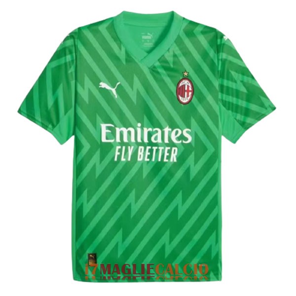 maglia ac milan portiere verde 2023-2024