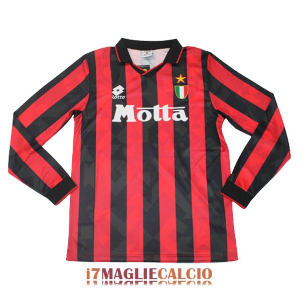 maglia ac milan retro manica lunga casa 1993-1994