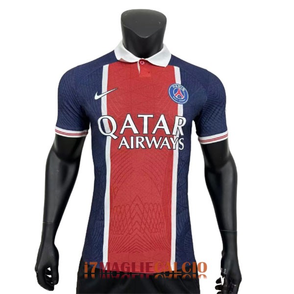 maglia psg edizione speciale versione player blu rosso bianco (1) 2023-2024