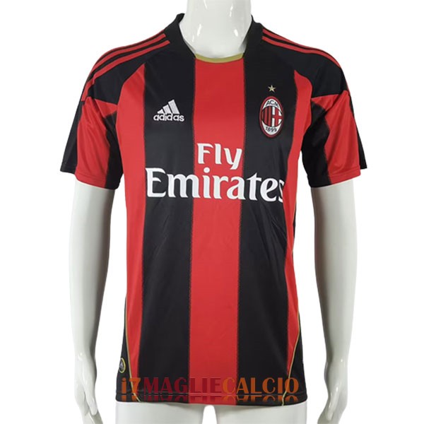 maglia ac milan retro fly emirates casa 2010-2011