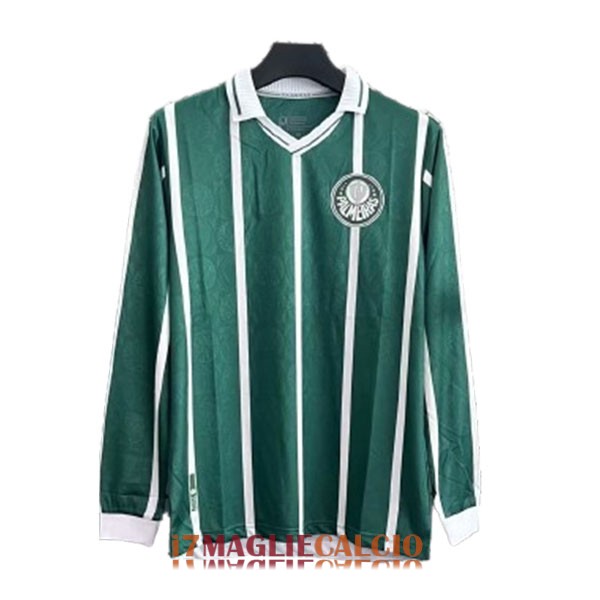 maglia palmeiras retro manica lunga edizione commemorativa verde bianco