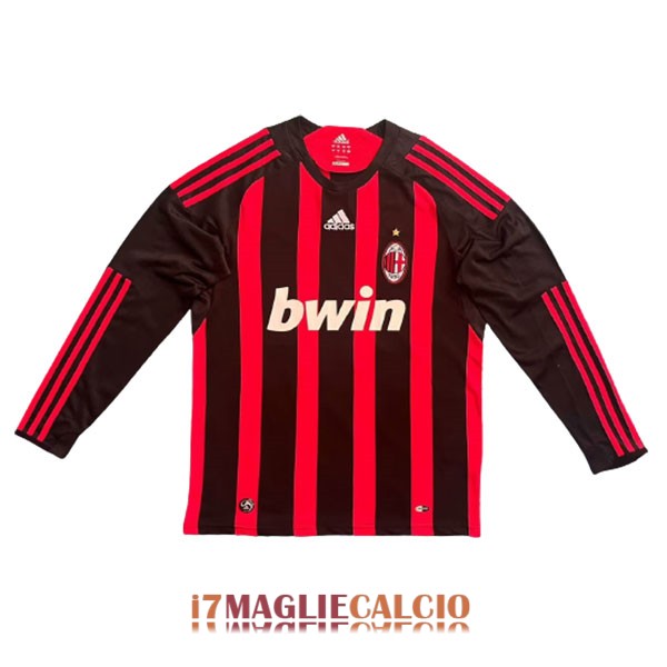 maglia ac milan retro manica lunga casa 2008-2009