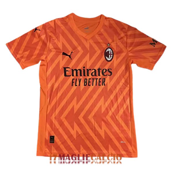 maglia ac milan portiere arancione 2023-2024