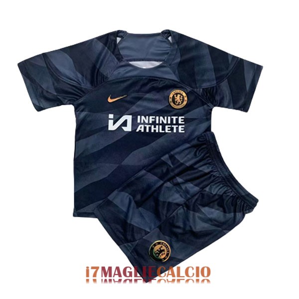 maglia chelsea bambini portiere nero 2023-2024