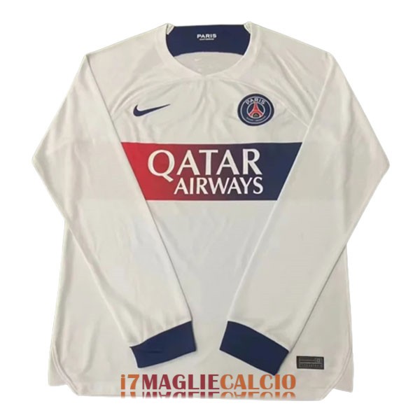 maglia psg manica lunga seconda 2023-2024