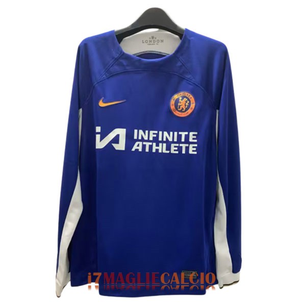 maglia chelsea manica lunga casa (1) 2023-2024