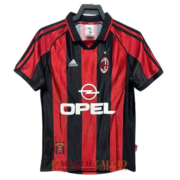 maglia ac milan retro casa 1998-1999