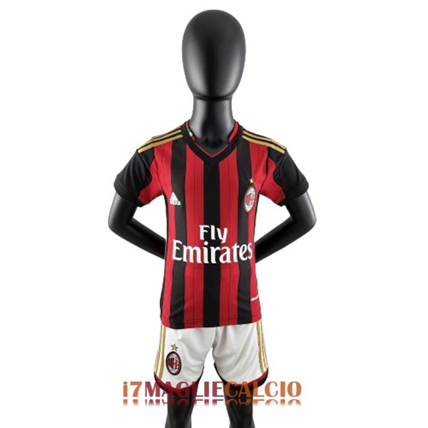 maglia ac milan bambini retro fly emirates casa