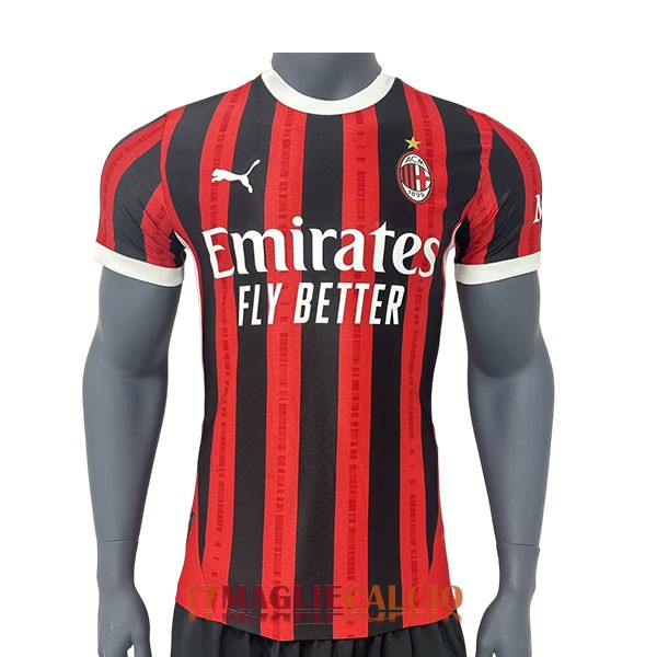 maglia ac milan casa versione player 2024-2025