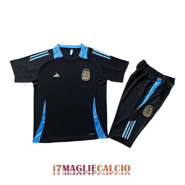 maglia argentina formazione set completo nero blu 2024-2025