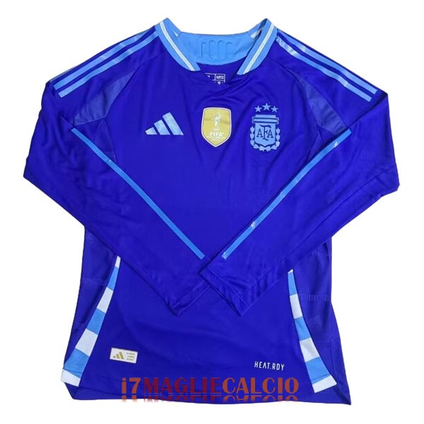 maglia argentina manica lunga seconda copa america 2024-2025