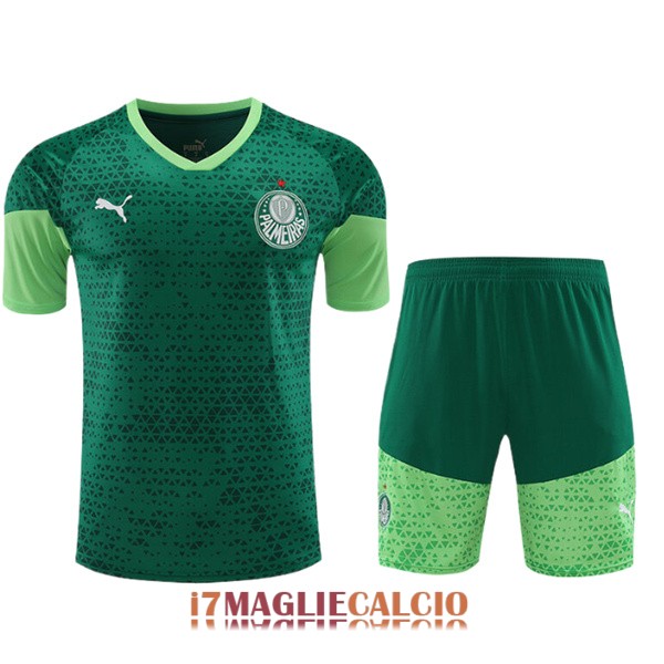 maglia palmeiras formazione set completo verde scuro 2024-2025