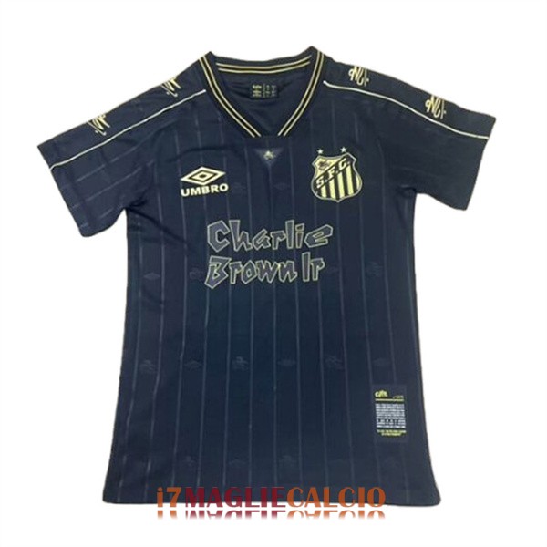 maglia santos edizione limitata blu scuro 2024-2025