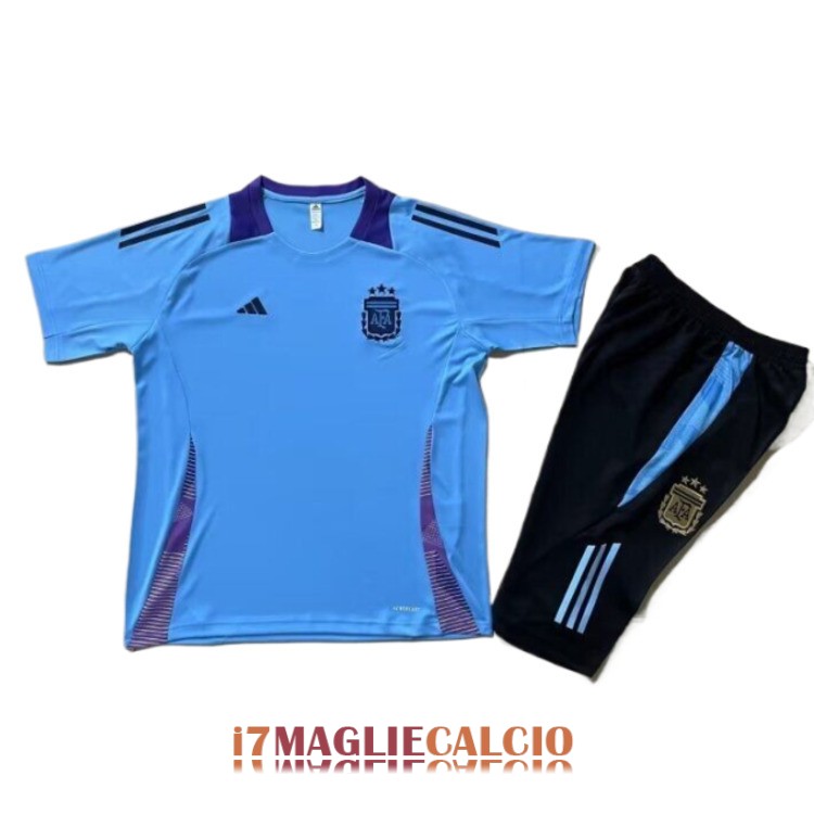 polo set completo argentina formazione blu blu scuro 2024-2025