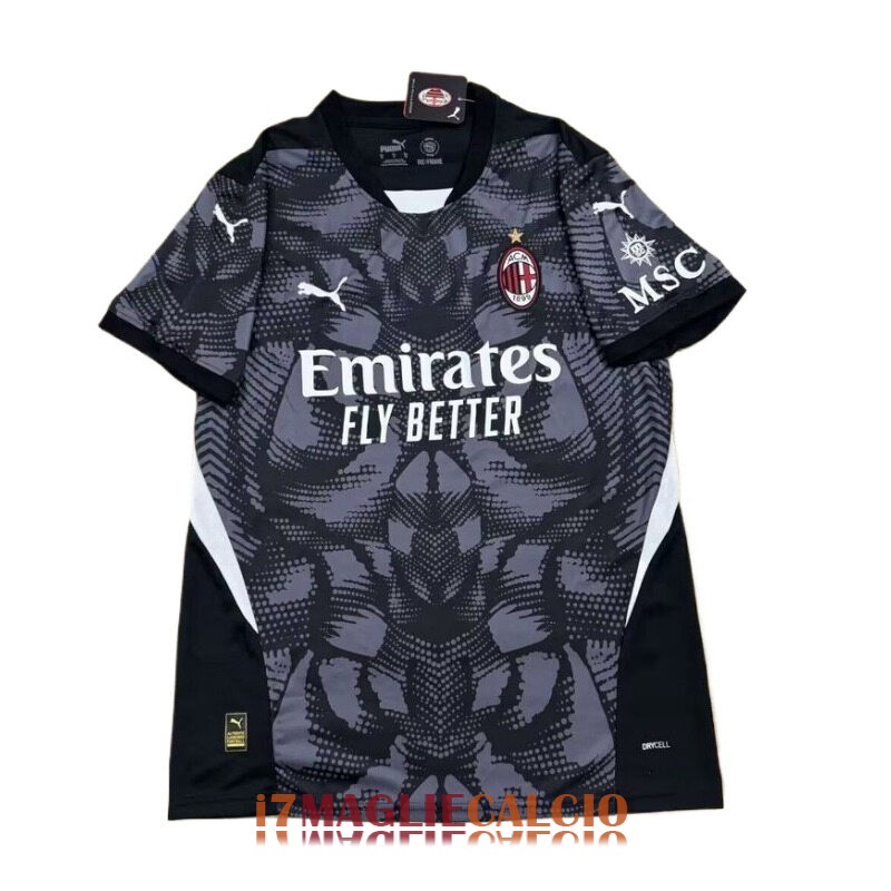 maglia ac milan edizione speciale nero mimetico 2024-2025