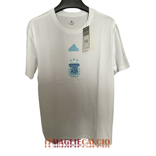 maglia argentina edizione speciale bianco blu 3 stelle 2024-2025