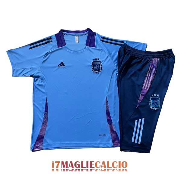 maglia argentina formazione set completo blu scuro 2024-2025