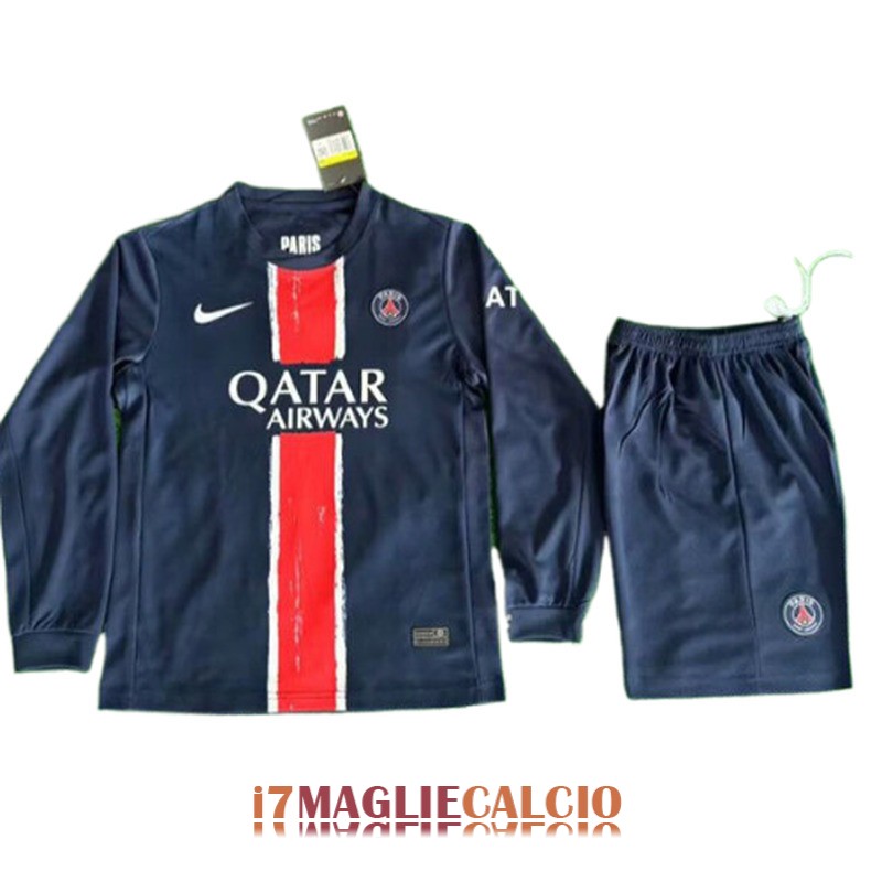 maglia psg bambini manica lunga casa 2024-2025