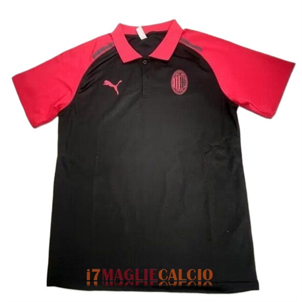 polo ac milan nero rosso 2024-2025