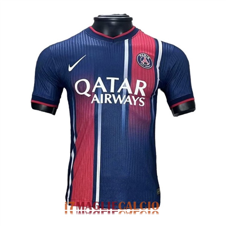 maglia psg edizione speciale versione player blu rosso 2024-2025