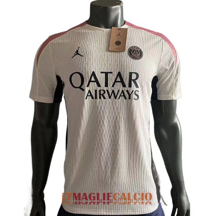 maglia psg formazione versione player bianco 2024-2025