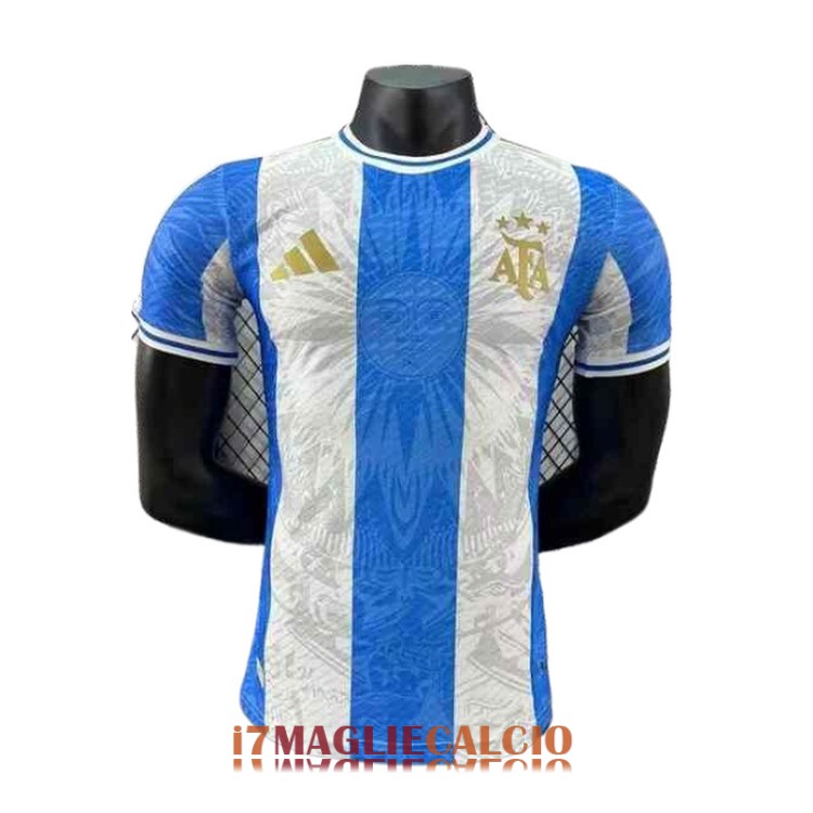 maglia argentina edizione speciale versione player blu bianco 2024-2025