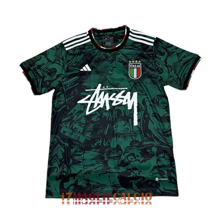 maglia italia edizione speciale verde nero 2024-2025