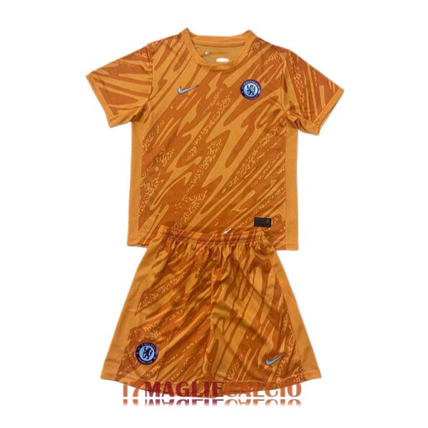 maglia chelsea bambini portiere arancione 2024-2025