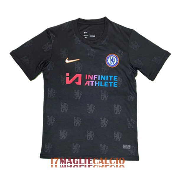 maglia chelsea formazione infinite athlete nero 2024-2025