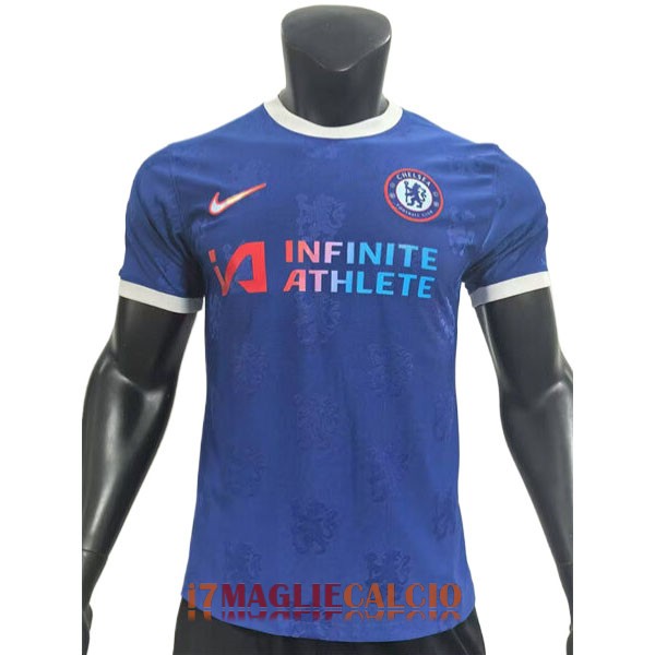 maglia chelsea formazione versione player infinite athlete blu 2024-2025