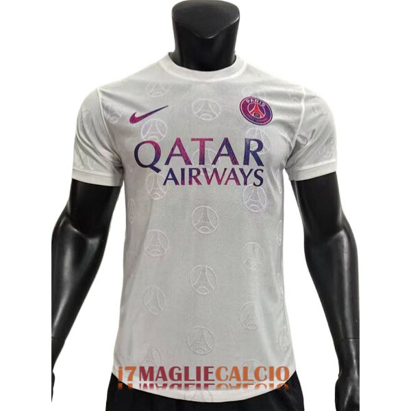 maglia psg formazione versione player bianco (2) 2024-2025