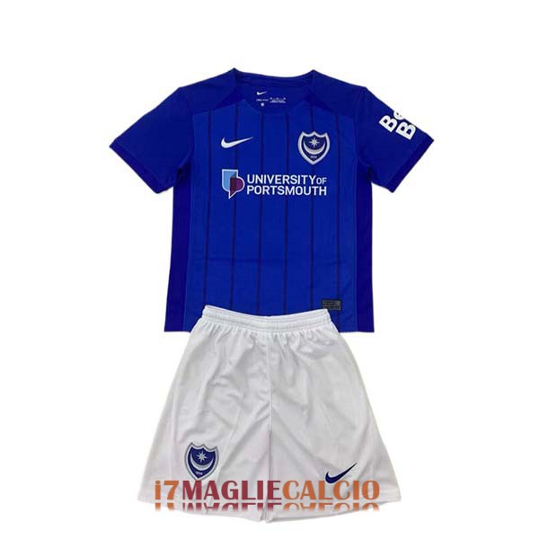 maglia portsmouth bambini casa 2024-2025