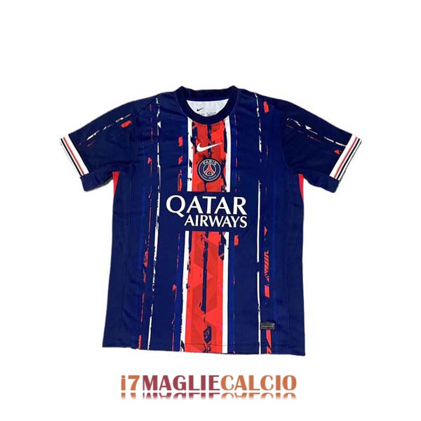 maglia psg edizione speciale blu rosso 2024-2025